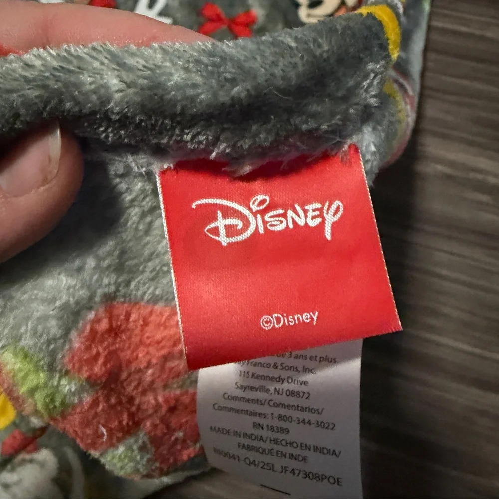 Disney Christmas Minnie‎ & Mickey Mouse blanket